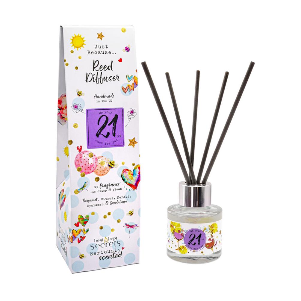 Best Kept Secrets 21st Birthday Sparkly Reed Diffuser - 50ml £8.99